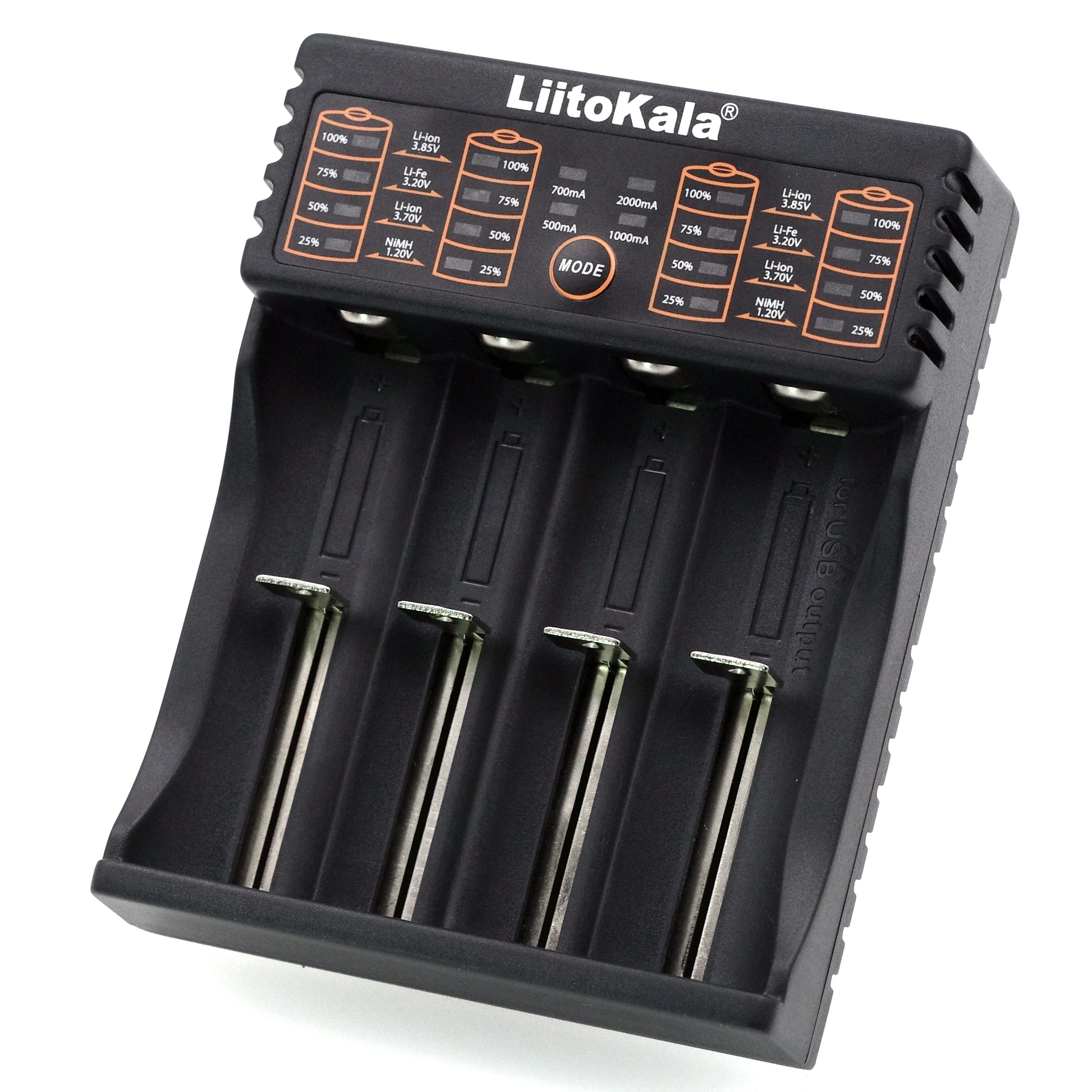 Liitokala Lii-100 lii-202 Lii-402 1.2 В/3 В/3.7 В/4.25 В 18650/26650/18350 /16340/18500/AA/AAA NiMH литиевая батарея зарядное устройство