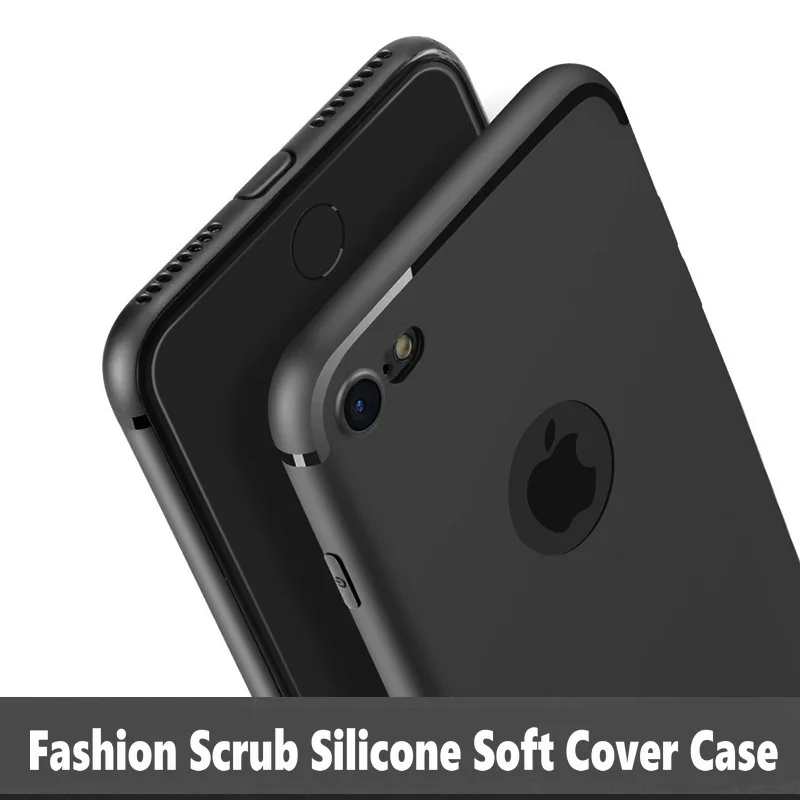 Чехол для Apple iPhone 7 Plus тонкий силиконовый мягкий чехол из ТПУ с заглушкой от пыли 5S