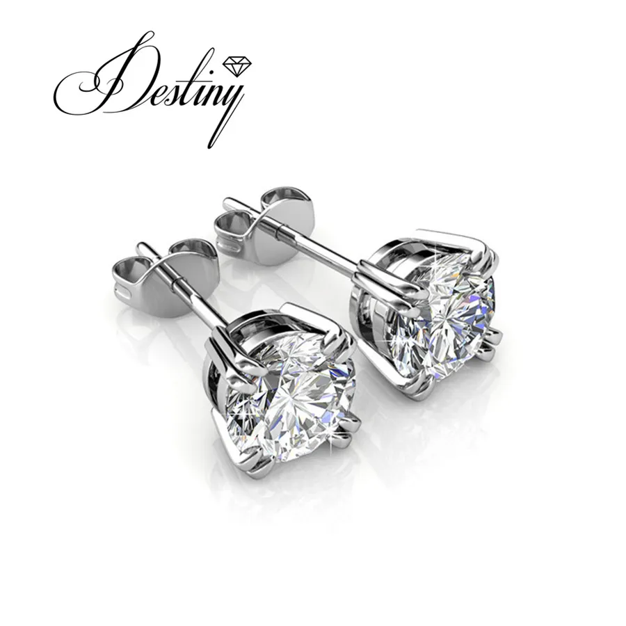 Destiny Jewellery Модные женские серьги 2018 украшенные кристаллами от Swarovski DE0283|earrings with