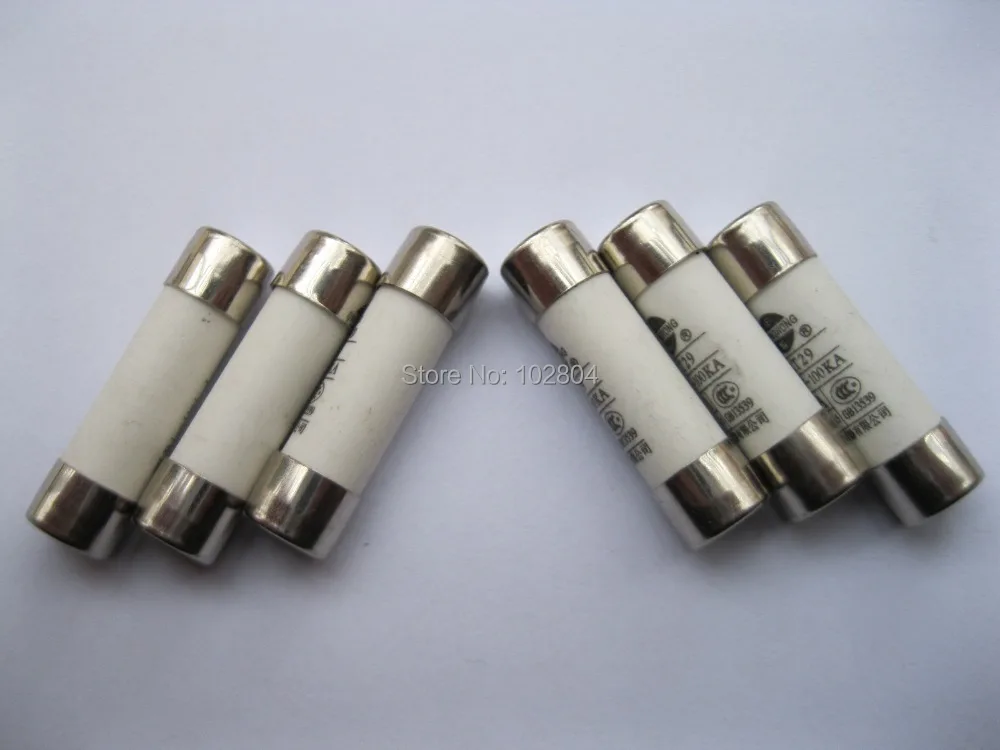 Заполненный порошковым картриджем керамический цилиндрический Fuse 8 5 мм x 31 380 В 20A