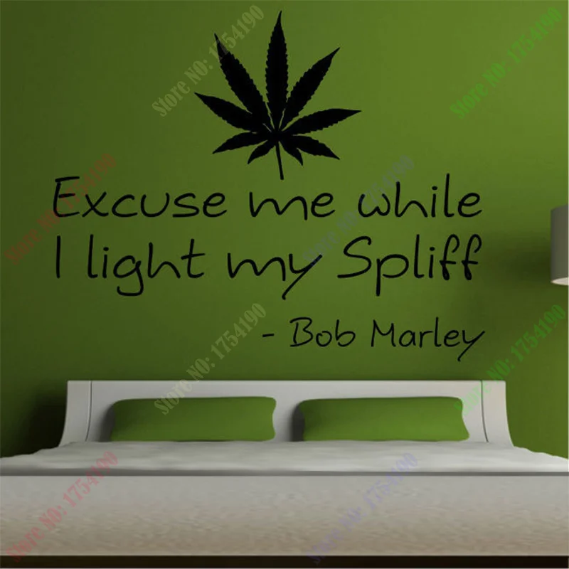 

New Arrival Hot Sale BOB MARLEY Wall Art Sticker wall Decal DIY Home Decoration Wall Mural Removable Room Sticker 70x57cm