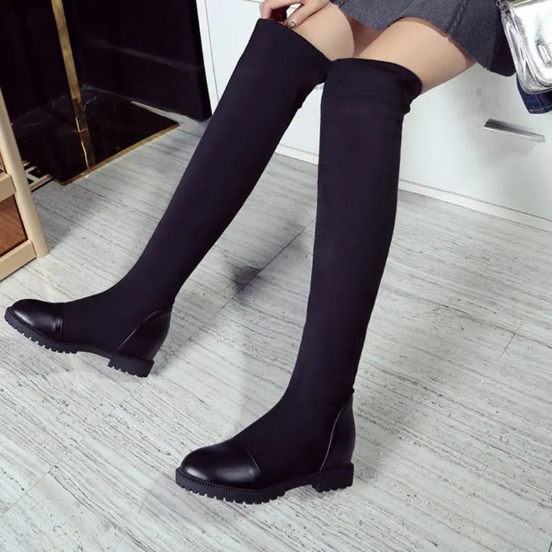 Женские сапоги ботфорты большие размеры 34 43 брендовые дизайнерские высокие