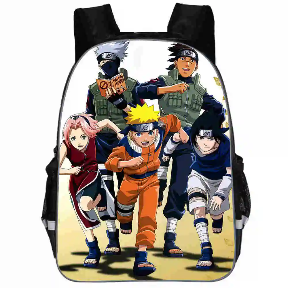 Наруто рюкзак Uchiha SASUKE uzumaki для подростков мальчиков девочек малышей животных детей школьные сумки для книг мужчин женщин Рок Mochila Bolsa - Цвет: N