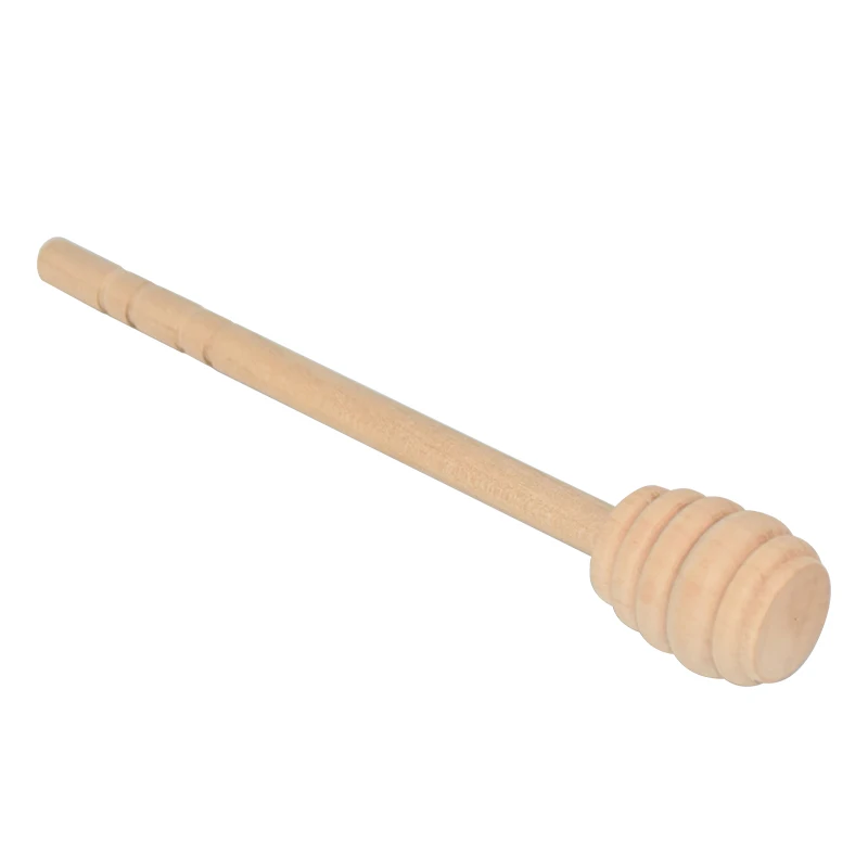 10Pcs Wooden Honey Jam Stick Wood Spoon Stir Bar for Mixing Splash Beekeeping Tool 14cm Bee Equipment Wholesale