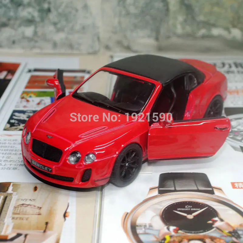 KT 1/38 масштаб тяните назад автомобиль игрушки Великобритания 2010 Бентли Континентальный Supersports трансформер автомобиль из литого металла модель игрушки для подарка/детей