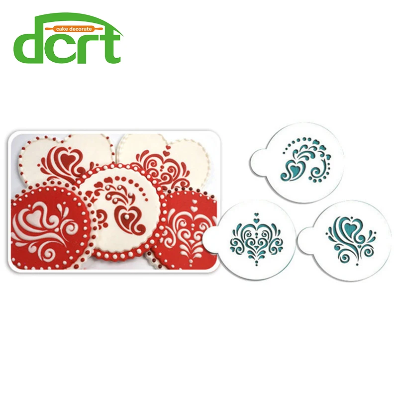 Трафарет для пирога форма печенья выпечки пекарня инструмент|bakery tools|stencil fondantfondant