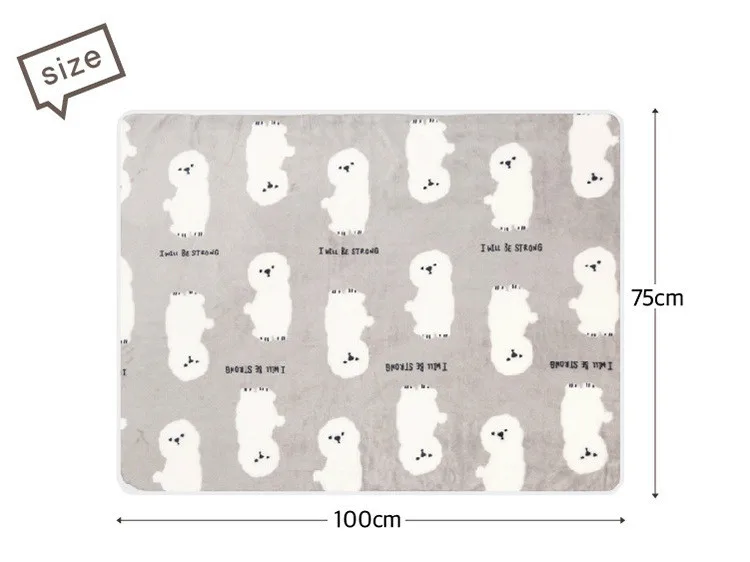 New 2019 Baby Blankets Newborn Cartoon Soft Comfortable Blanket Coral Fleece Bebe Swaddle Wrap Bedding Set 75*100cm Nap blanket | Мать и