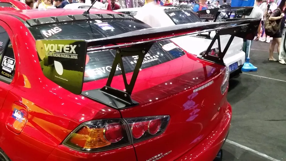 CF Evolution X Evo 10 VOLTEX ЗАДНИЙ СПОЙЛЕР GT КРЫЛО 1600 мм УГЛЕРОДНОГО ВОЛОКНА С АЛЮМИНИЕВЫМИ ЖИЛАМИ(29 см или 39 см) CF