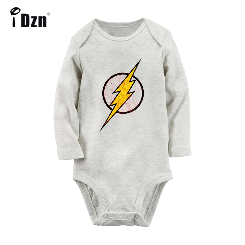 

Боди для новорожденных Barry Allen, хлопковый комбинезон с длинными рукавами
