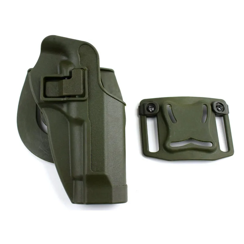 Green Right Hand Тактический правая рука пояс кобура подходит Беретта M9 92 96 охоты стрелковый пистолет талии кобура для пистолета чехол - Цвет: Green Right Hand