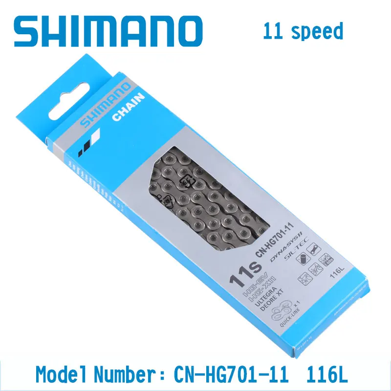 SHIMANO ULTEGRA DEORE XT HG701 HG700 MTB дорожные велосипедные цепи 11 скоростная горная
