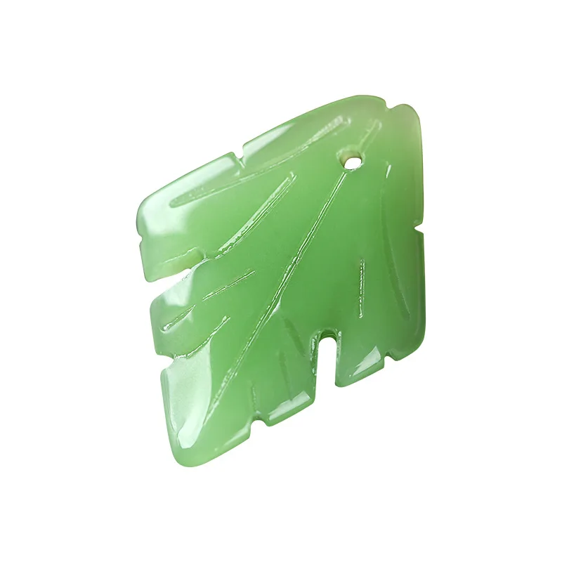 10 шт./лот бусины в форме зеленых цветов и листьев стеклянные подвески для