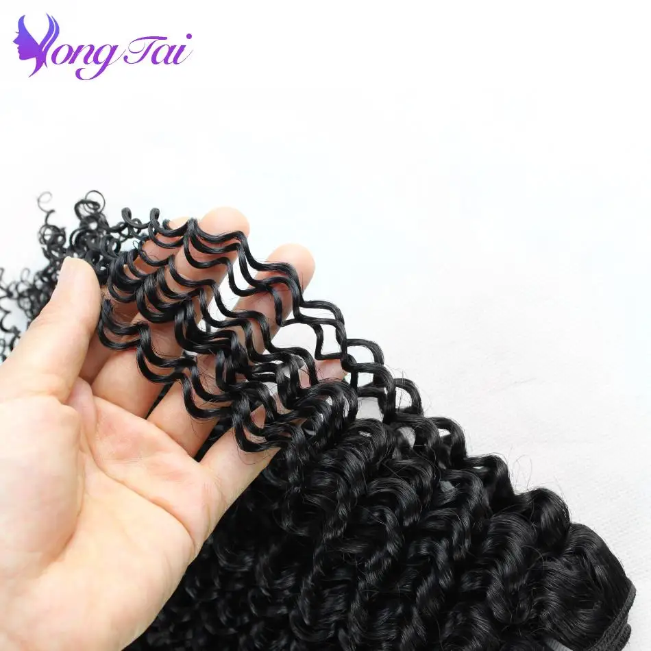 Yuyongtai Продукты для волос бразильские афро кудрявые вьющиеся волосы remy