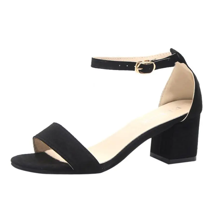 Женские босоножки на высоком каблуке до щиколотки с открытым носком туфли