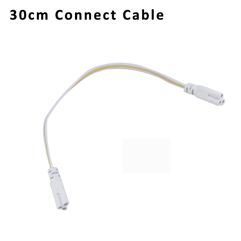 30cm Double-End Wire Супер яркая светодиодная трубка T5 встроенный светильник 220 в 240 В светодиодные лампы алюминиевые+ Акриловые 6 Вт 10 Вт светодиодный настенный светильник для дома - Испускаемый цвет: 30cm Double-End Wire