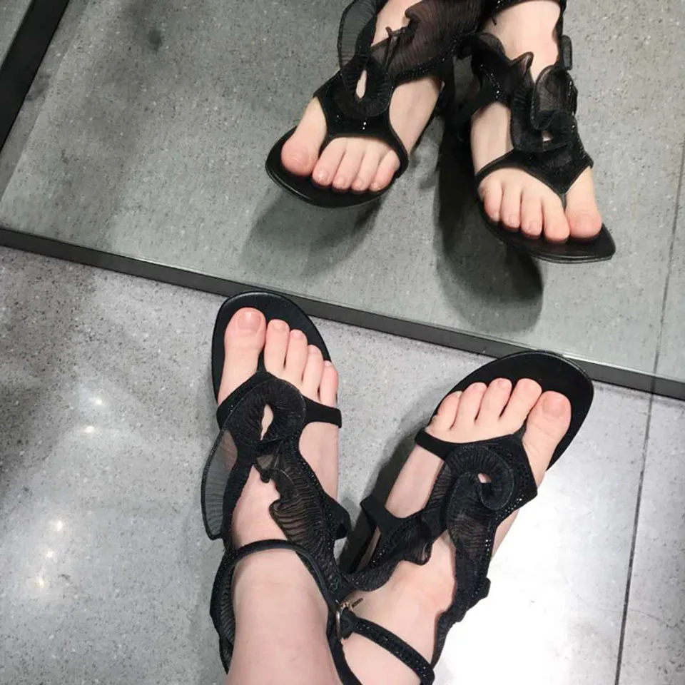 Обувь дизайнерские сандалии женщины люкс хороший Slingback низкий каблук плеть шнурок блок ВПП квадрат гладиатор зашнуровать элегантный приукрашенный Коренастый Лето