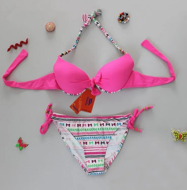 Распродажа новый дизайн пуш-ап 2016 женские бикини купальники сексуальные