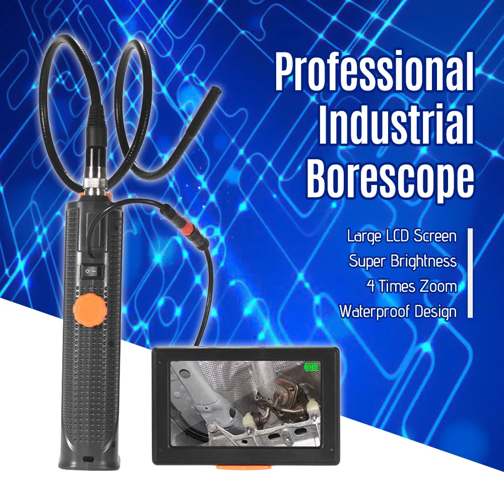 4 3 дюймовый промышленный бороскоп эндоскопа Инспекционная камера