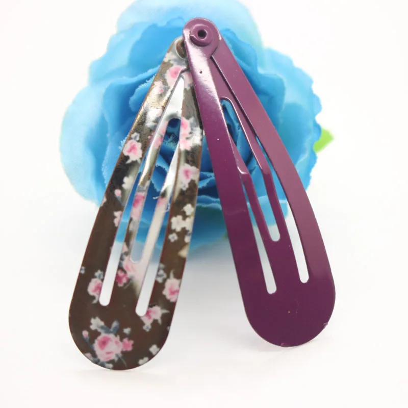 12 шт./компл. металлические шпильки в горошек/с цветочным принтом волос заколки