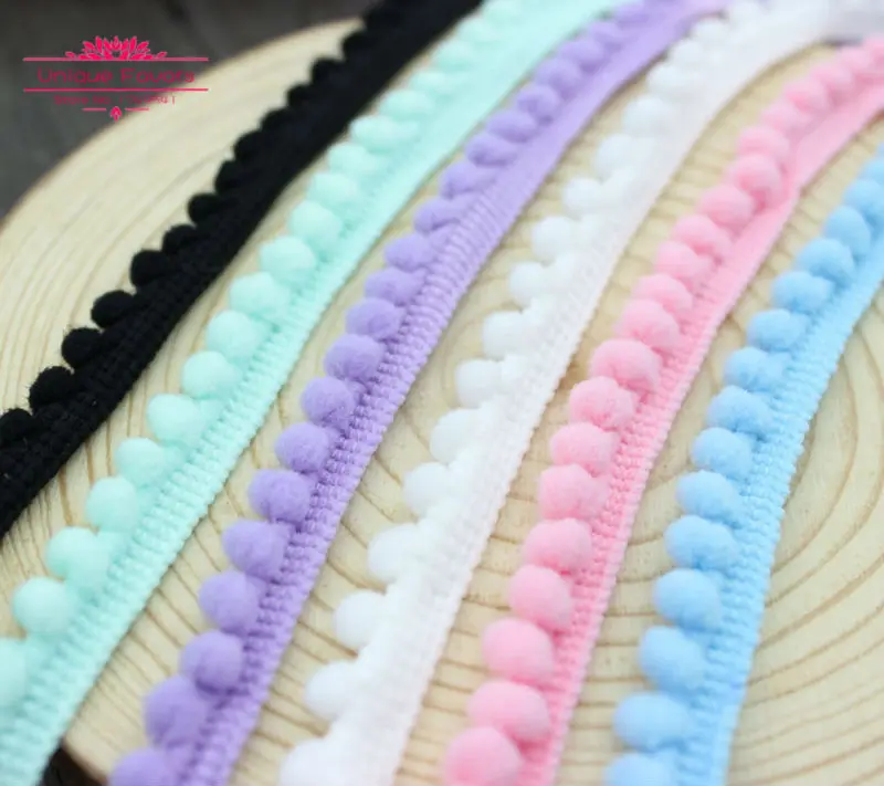 50 ярдов крашеные разноцветные бахромы помпоны бахрома отделка кружевом