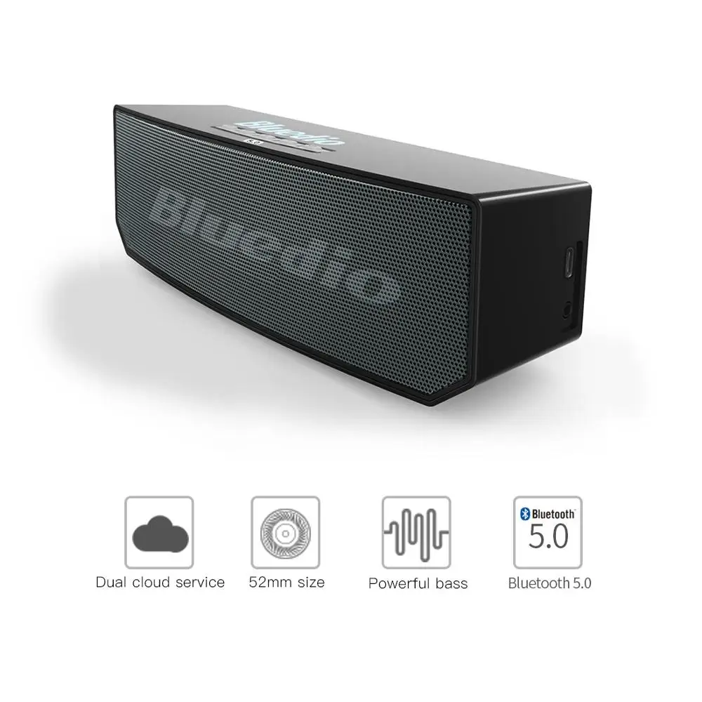 Bluedio BS 6 Беспроводная Bluetooth Колонка портативная мини умная Голосовая Встроенный