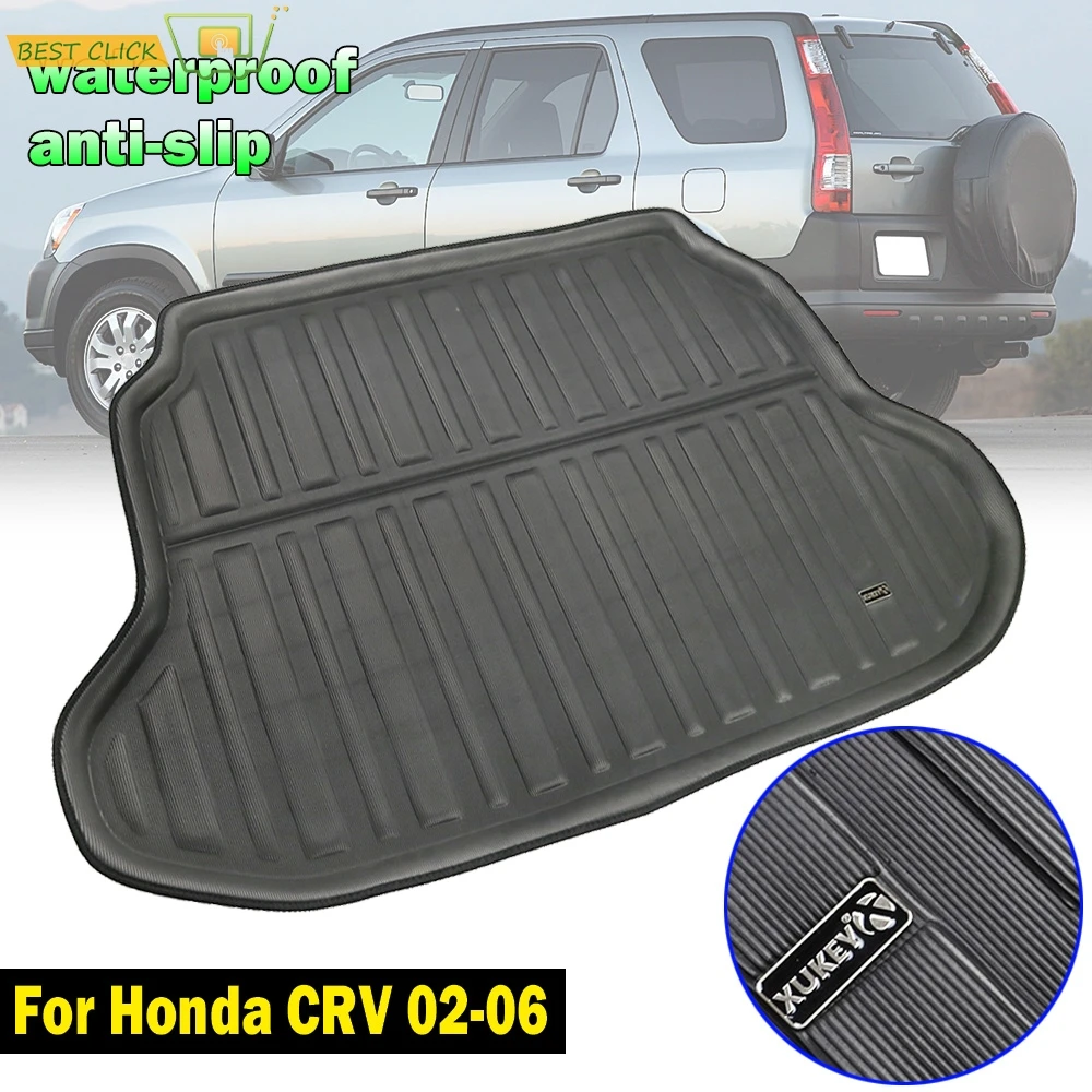 Аксессуары для Honda CR-V CRV 2002-2006 задний багажник ЛОТОК Грузовой Коврик для багажника коврик для защиты пола ковра грязи удар 2003 2004 2005
