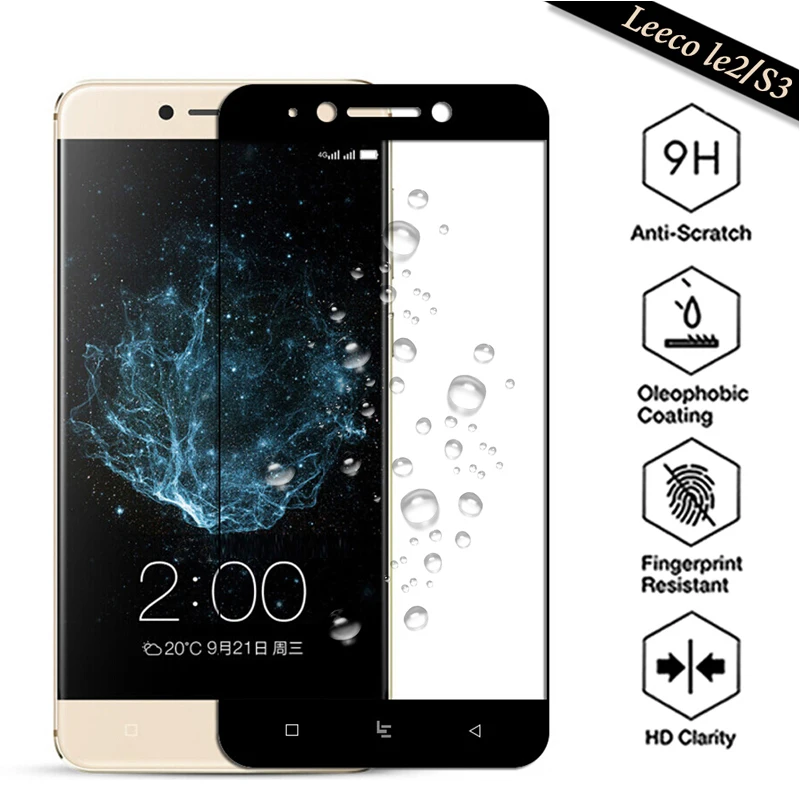Закаленное 3d стекло для LeTV LeEco Le2 Pro X527 защитная пленка на весь экран Le S3 X622 X626 2