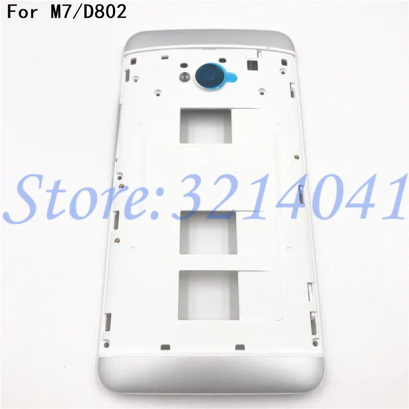 Оригинальная новая 4,7 дюймовая передняя рамка Корпус ЖК-рамка для htc One Dual Sim 802t 802d 802w M7 Передняя Лицевая панель корпуса