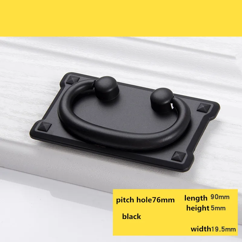 3 цветная черная бронзовая ручка в стиле ретро для мебели ящика ручки кухонного