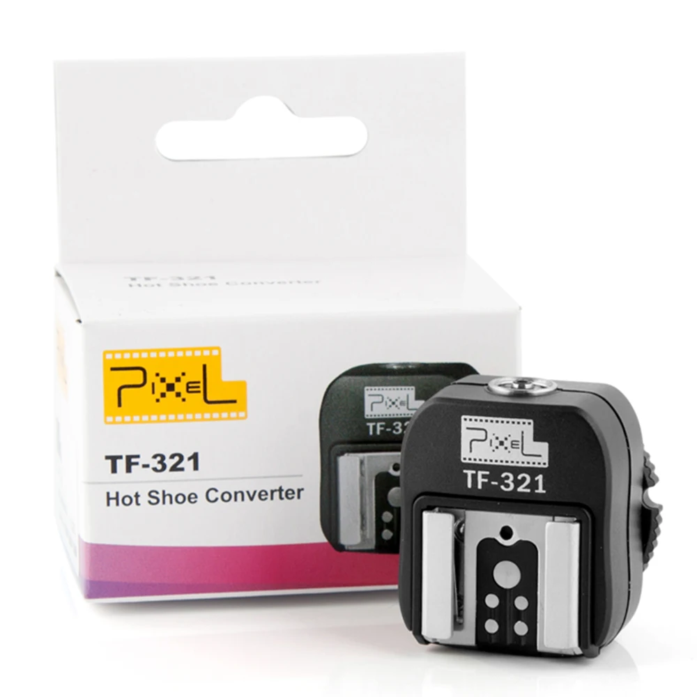 Адаптер для фотовспышки Pixel TF 321 TTL Canon 580EX 550EX 600D 700D 70D 6D 60D 550D 5D|hot shoe converter|hot shoeflash hot |