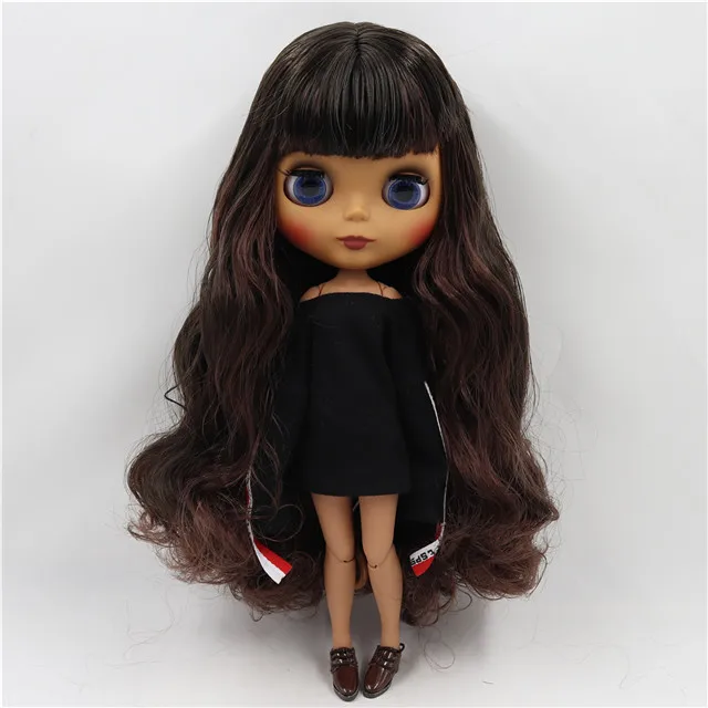 Ледяная фабрика blyth кукла 1/6 bjd черный микс каштановые волосы соединение тела 30 см кукла на заказ DIY BL950/0222 - Цвет: doll clothes shoes