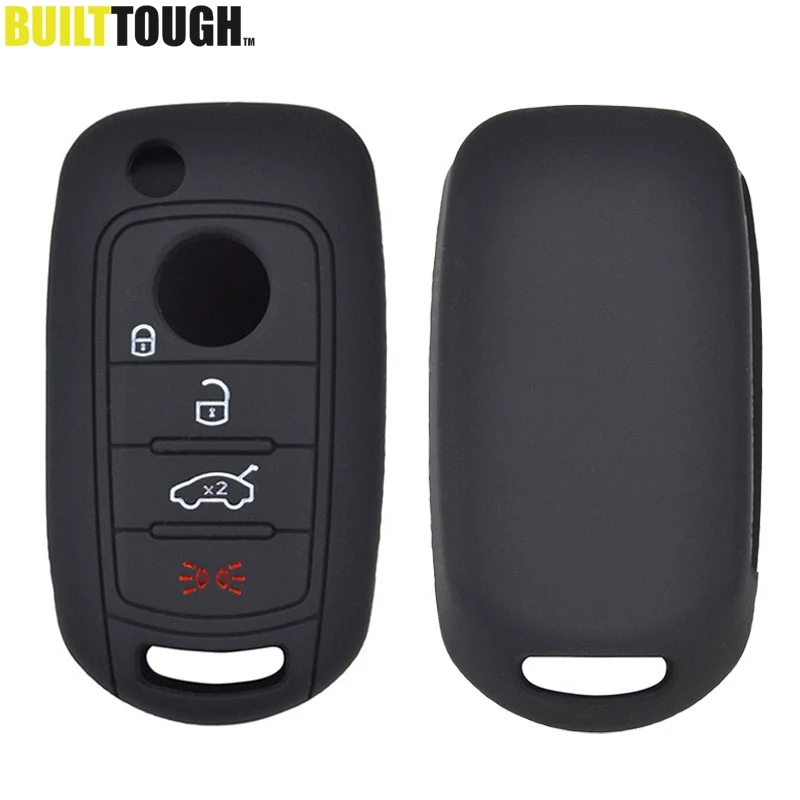 Силиконовый чехол для ключей Крышка Fiat Egea 500X Toro Tipo Dodge Neon Keyless Fob оболочки кожи