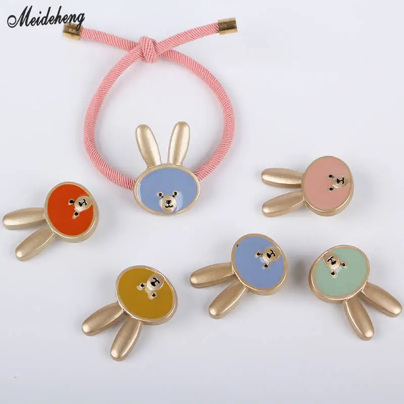 Акриловые Модные Детские украшения медведь кролик бусины масляное падение