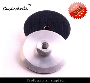 Алюминиевые подкладки для шлифовальной машины и полировальных колодок с резьбой M14, 4 дюйма, диаметр 100 мм