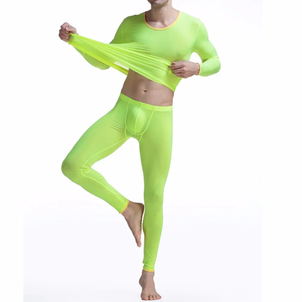 Для Мужчин's Нижнее Бельё для девочек эластичные тонкие Кальсоны женщин Ice