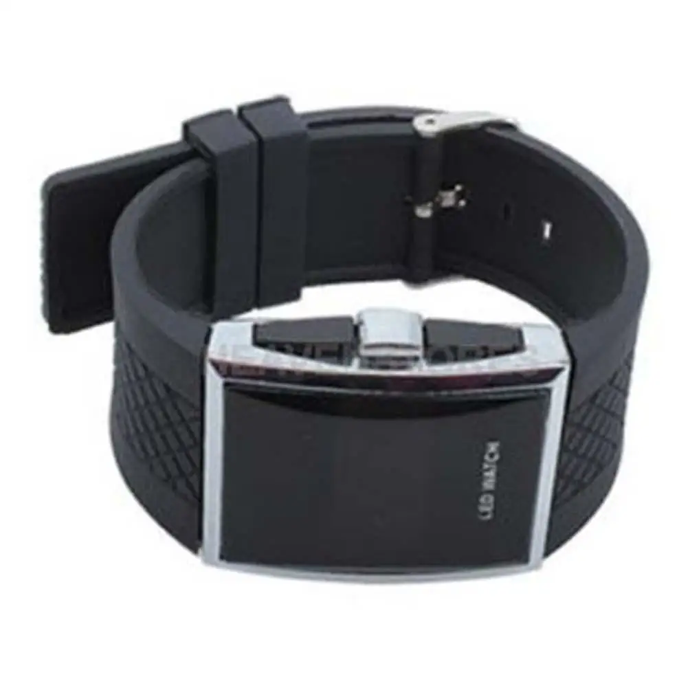 Роскошные мужские модные красные светодиодные цифровые водонепроницаемые