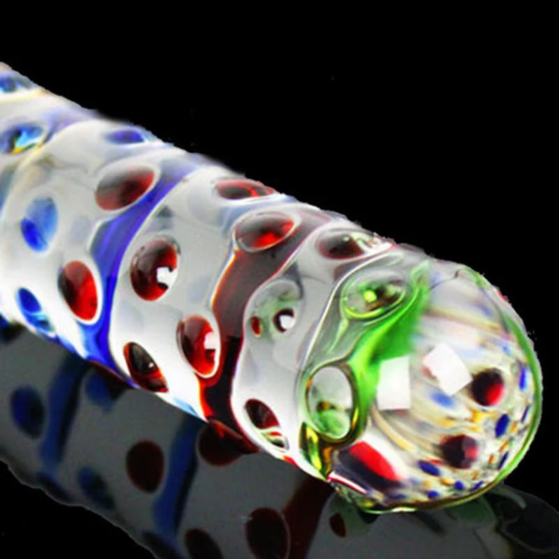 GLASS butt plug Stimulating anus Crystal Anal TOYS Due Dong Dildo sex Toys for women anal speculum gay lesbian toys with box | Красота и