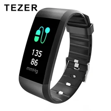 TEZER R11 Smart Wristbands Heart Rate Monitor Smart Bracelet Fitness Tracker Smartband Waterproof Pedometer for Phone