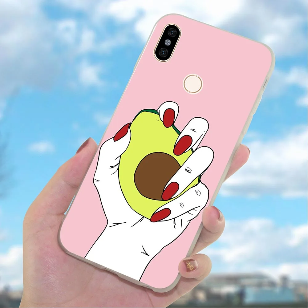 Чехол для телефона Redmi 7 Pro милый чехол с фруктами и авокадо 4X A2 A1 9se 4A 5 Plus 5A Prime 6A Note