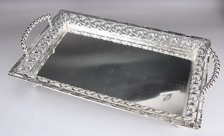 Роскошные металлические подносы для сахара в виде фруктов европейском стиле