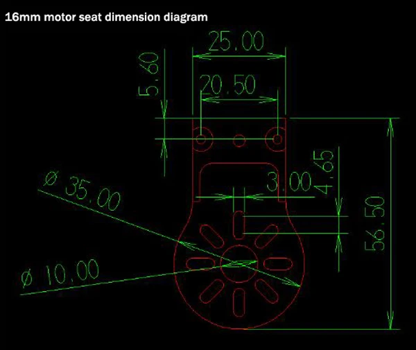 Aluminum alloy motor mount holder seat base for RC mode dronel aircraft 18mm 16mm 12mm carbon tube arm quadcopter multicopter | Игрушки и