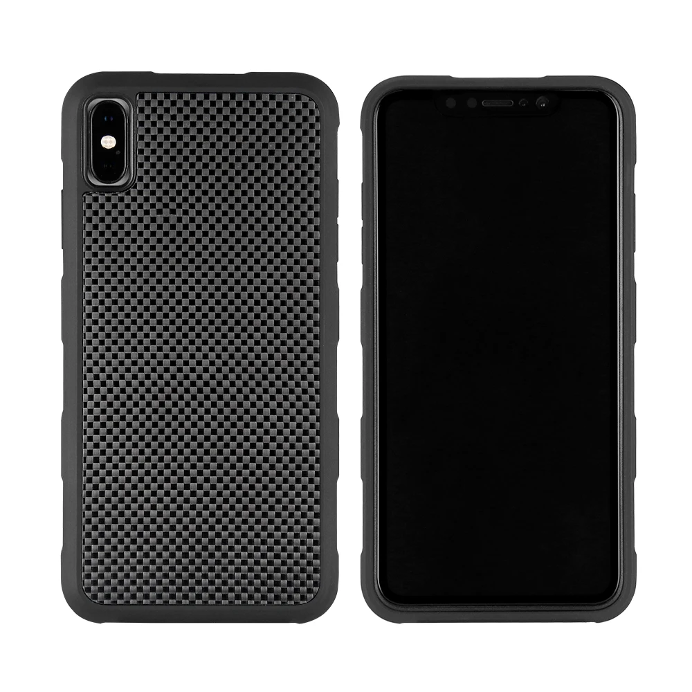 2019 Новый чехол для iPhone X XS XR MAX задняя крышка 3D Текстурированный из углеродного