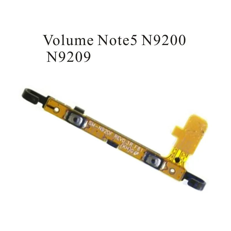 Кнопка включения/выключения звука гибкий кабель для samsung Galaxy Note4 N9100 N9108V N9109 Note5 N9200