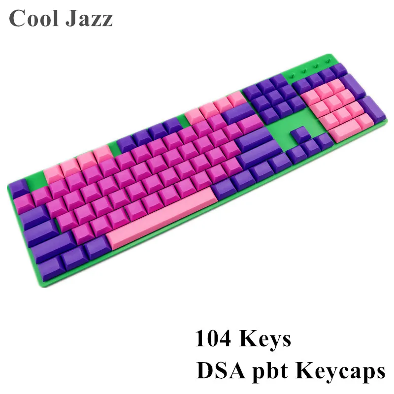 Прохладный Jazz DSA профили пустые клавиши 108 Толстая клавиатура pbt для механической