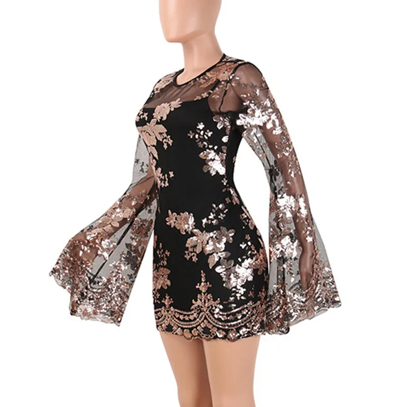 MUXU модное платье с блестками блестящее ropa mujer женская одежда sukienka vestidos de