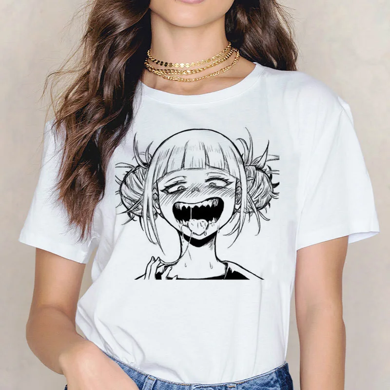 Senpai ahegeo Футболка с принтом Мужская/женская футболка harajuku boku no hero academia Cartoon waifu