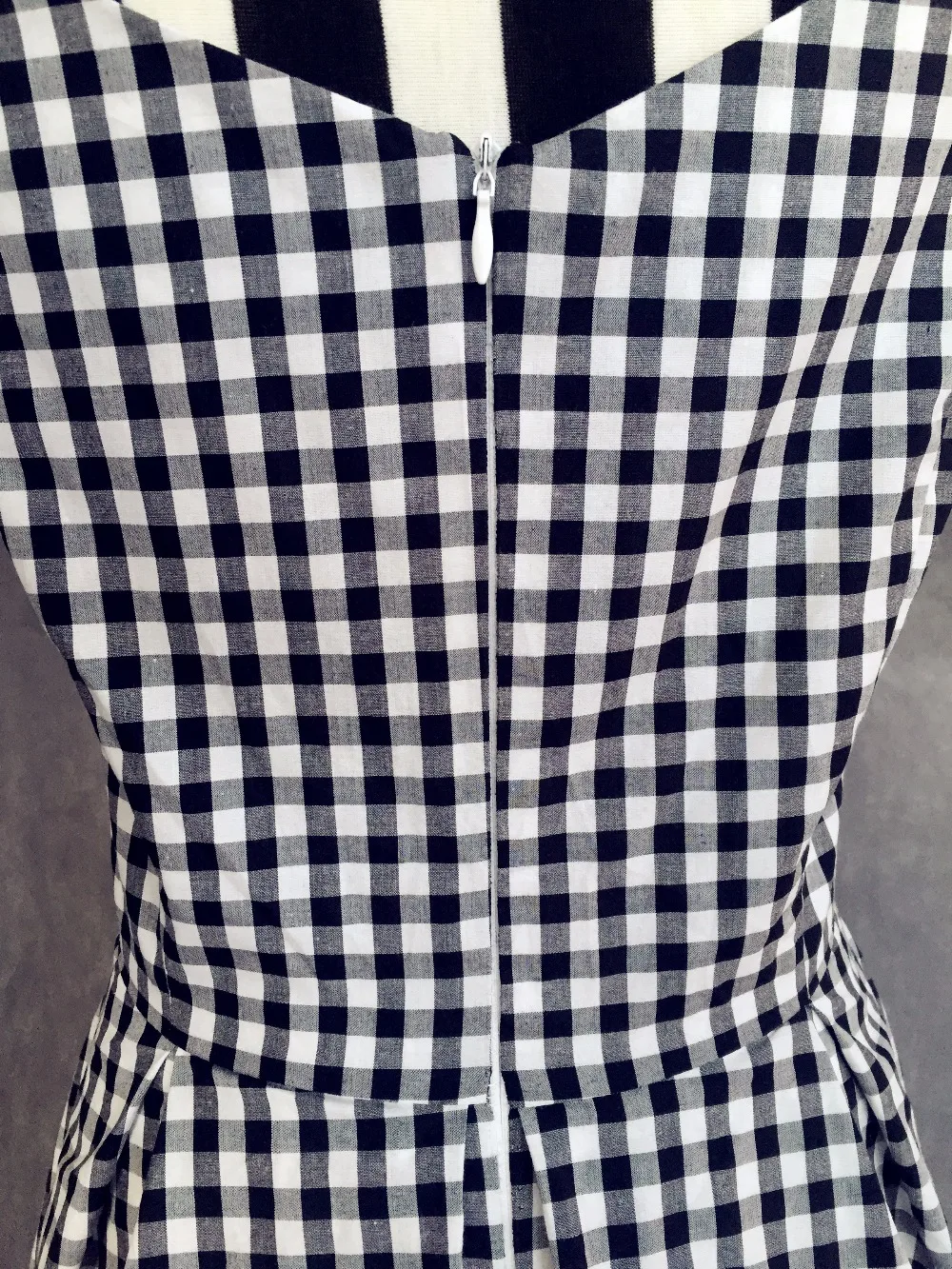 30-летние женские винтажные 50s gingham с открытыми плечами лодочкой шеи свинг-платье рокабилли pinup vestidos размера плюс платья jurken robe
