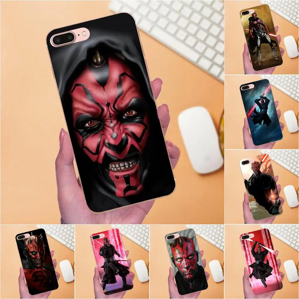 Ультратонкий чехол накладка для Apple iPhone 4 5 5C 6 6S 7 8 Plus X XS Max XR Star Wars Darth