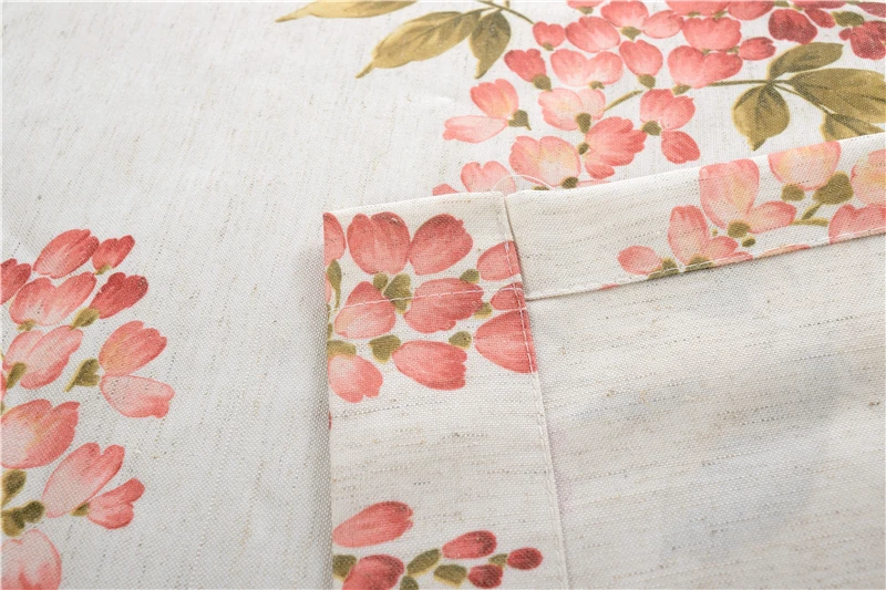 Новинка 2020 занавески с принтом винограда пасторальный стиль льняные для комнаты