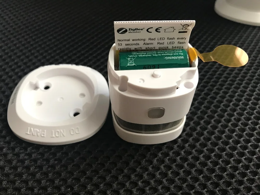 Система дымовой сигнализации Zigbee Беспроводная с 4 датчиками и